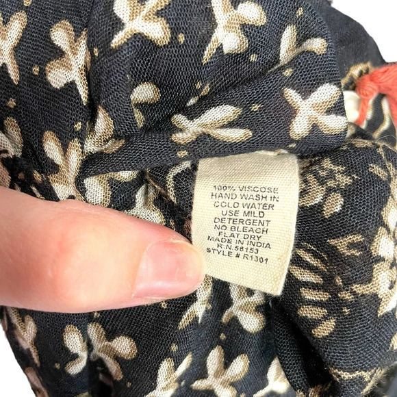 Raga The Remington Romper Black‎ Bohemian Print Size XS - Picture 10 of 10